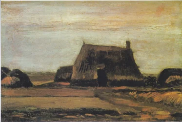 Bauernhaus mit Torfstich